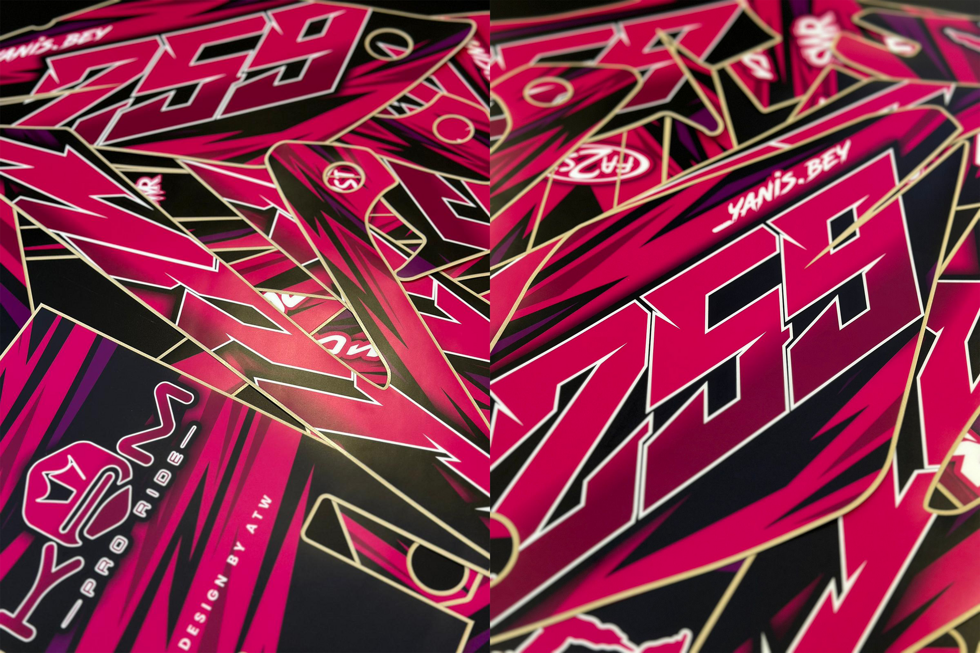 Kit déco 100% Perso - Moto/Scooter 50cc