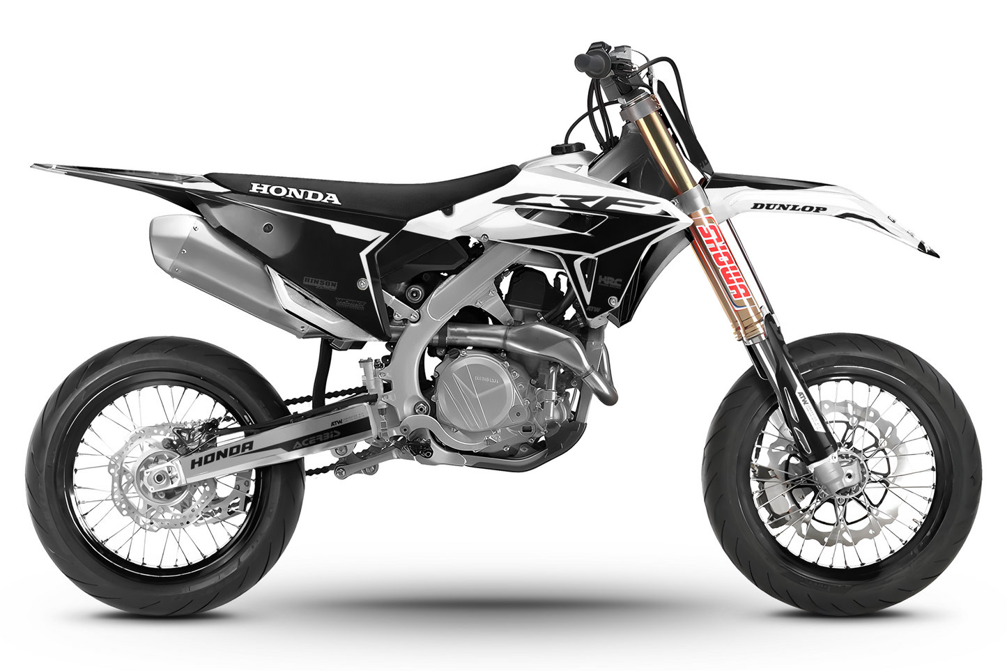 Kit déco motocross “Modern” Honda CR - CRF Blanc - ATW DESIGN