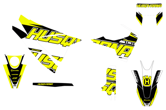 Kit déco motocross “Full” Husqvarna 701 Blanc - ATW DESIGN