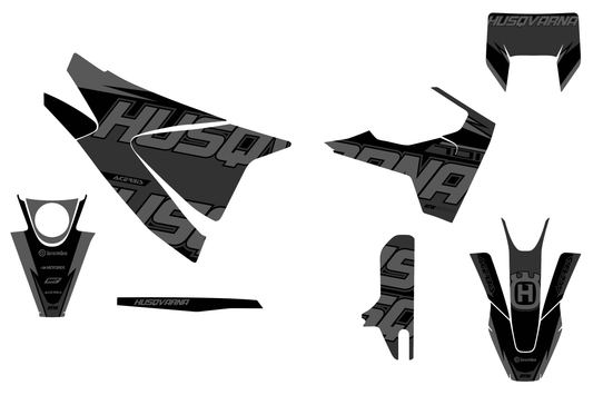 Kit déco motocross “Full” Husqvarna 701 Noir - ATW DESIGN