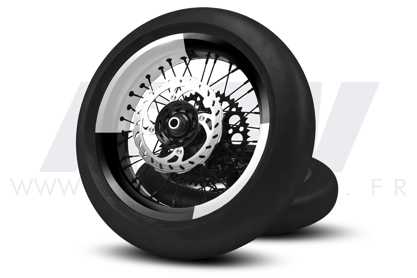 Kit déco 25/25 pour Jantes Supermotard - ATW DESIGN
