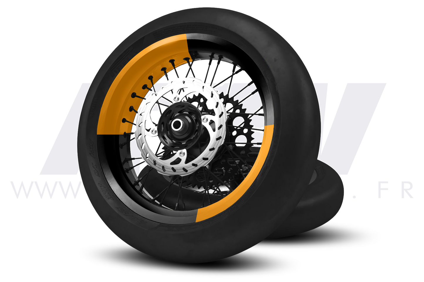 Kit déco 25/25 pour Jantes Supermotard - ATW DESIGN