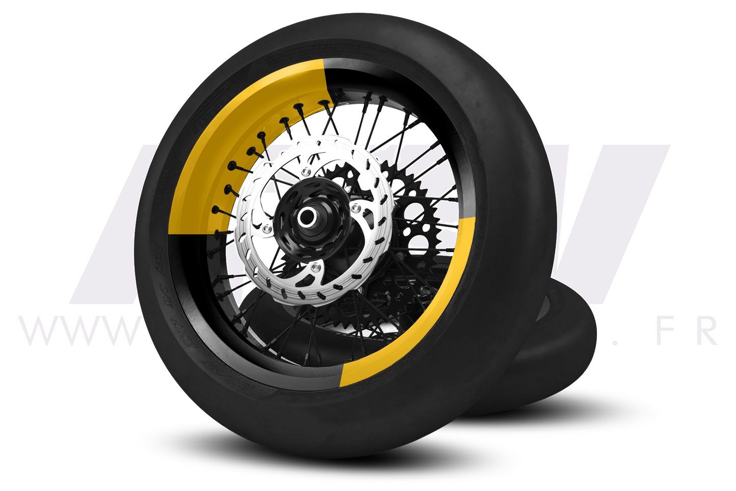 Kit déco 25/25 pour Jantes Supermotard