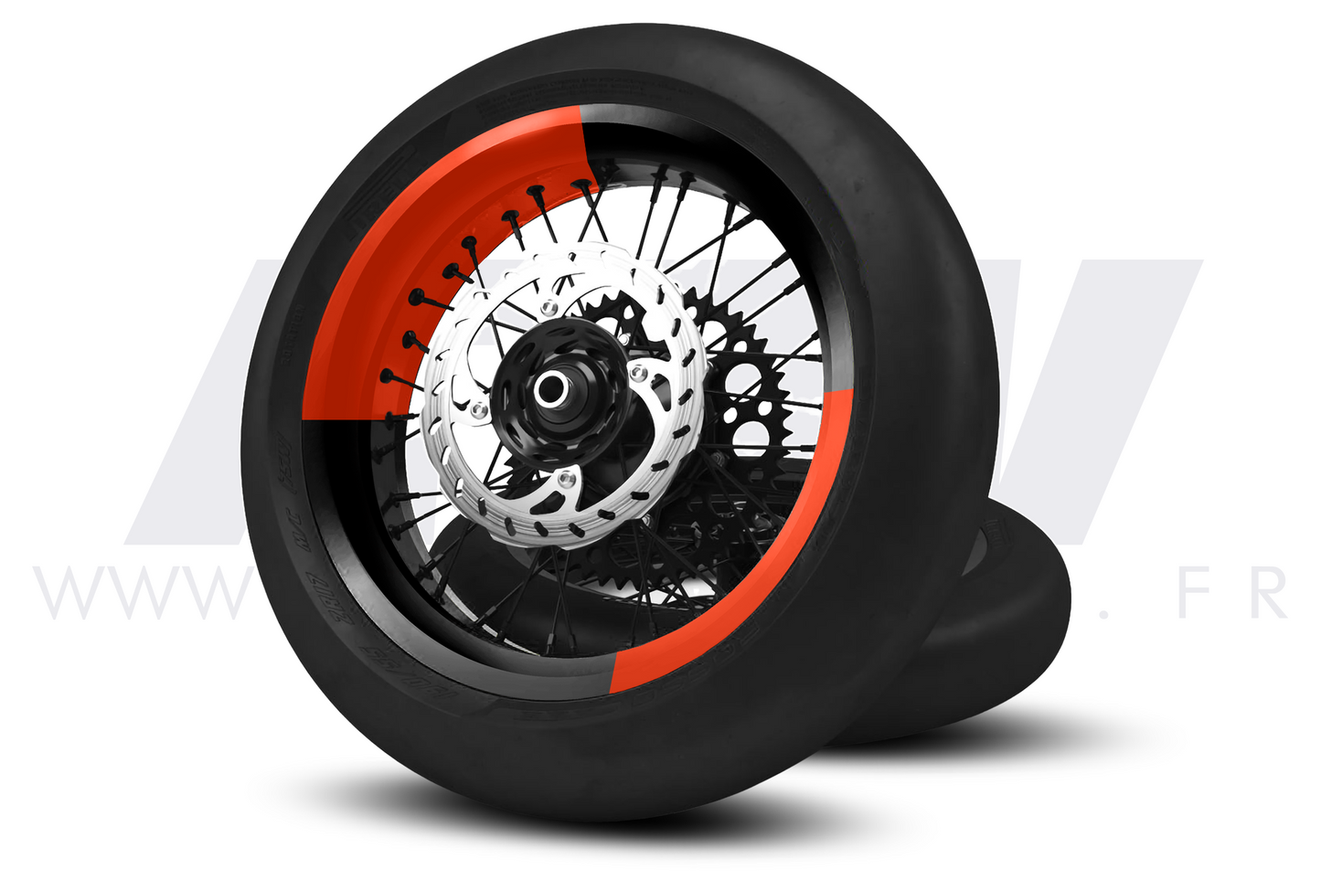 Kit déco 25/25 pour Jantes Supermotard