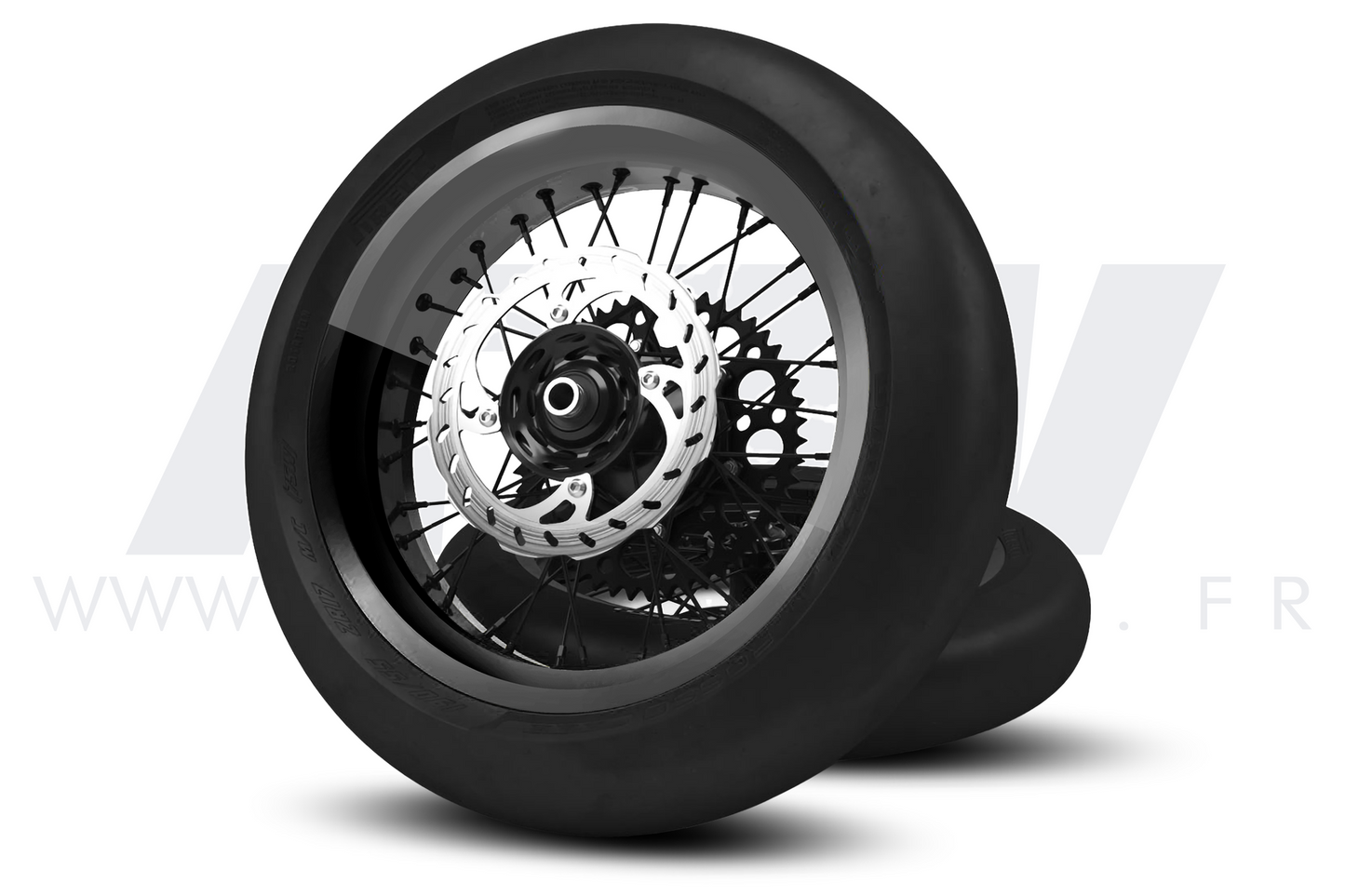 Kit déco 50/50 pour Jantes Supermotard