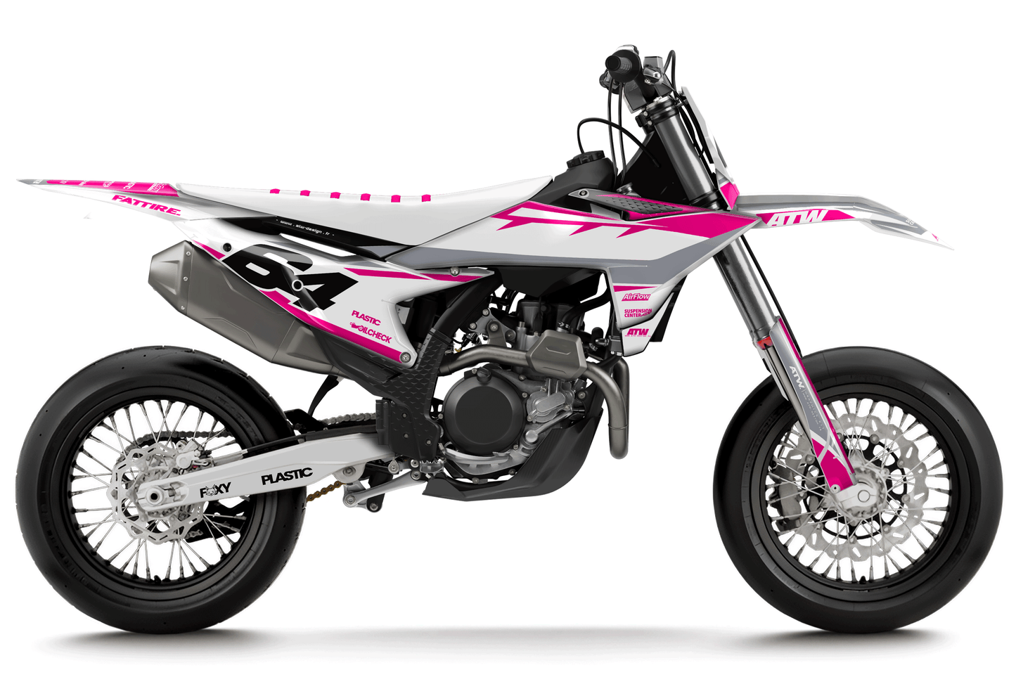 Kit déco motocross KTM 450 SMR - Rift Rose