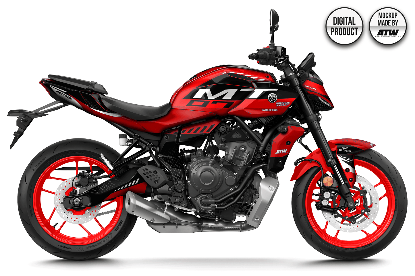 YAMAHA MT-07 2025-2026 Mockup – PSD & AI - ATW DESIGN