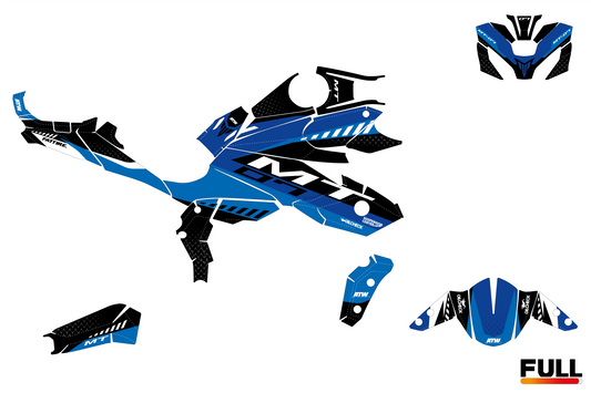 Kit déco YAMAHA MT-07 “Torque” Bleu - ATW DESIGN