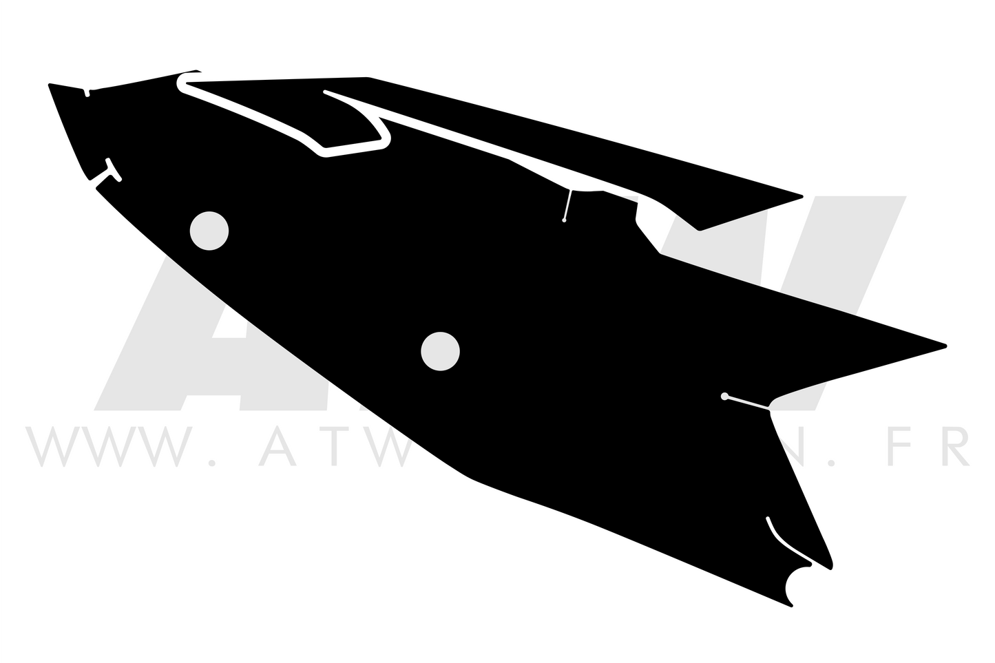 RÉIMPRESSION - LATÉRAL ARRIERE DROIT - ATW DESIGN