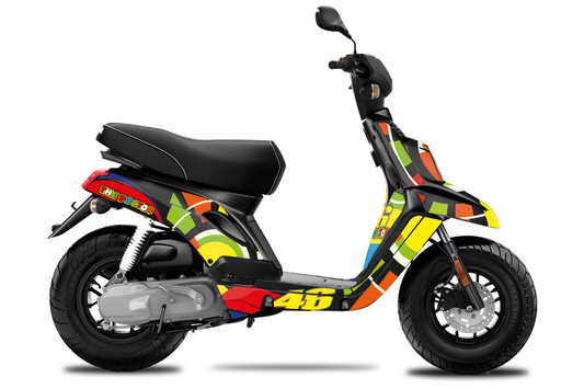Kit déco Scooter “VR46” Yamaha MBK Booster - Personnalisable - ATW DESIGN