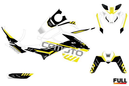Kit déco CF MOTO 800 NK “Speed” Blanc - ATW DESIGN
