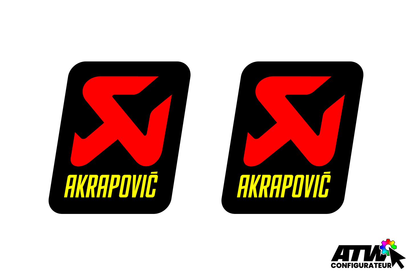 Sticker Akrapovic V1 - Configurable