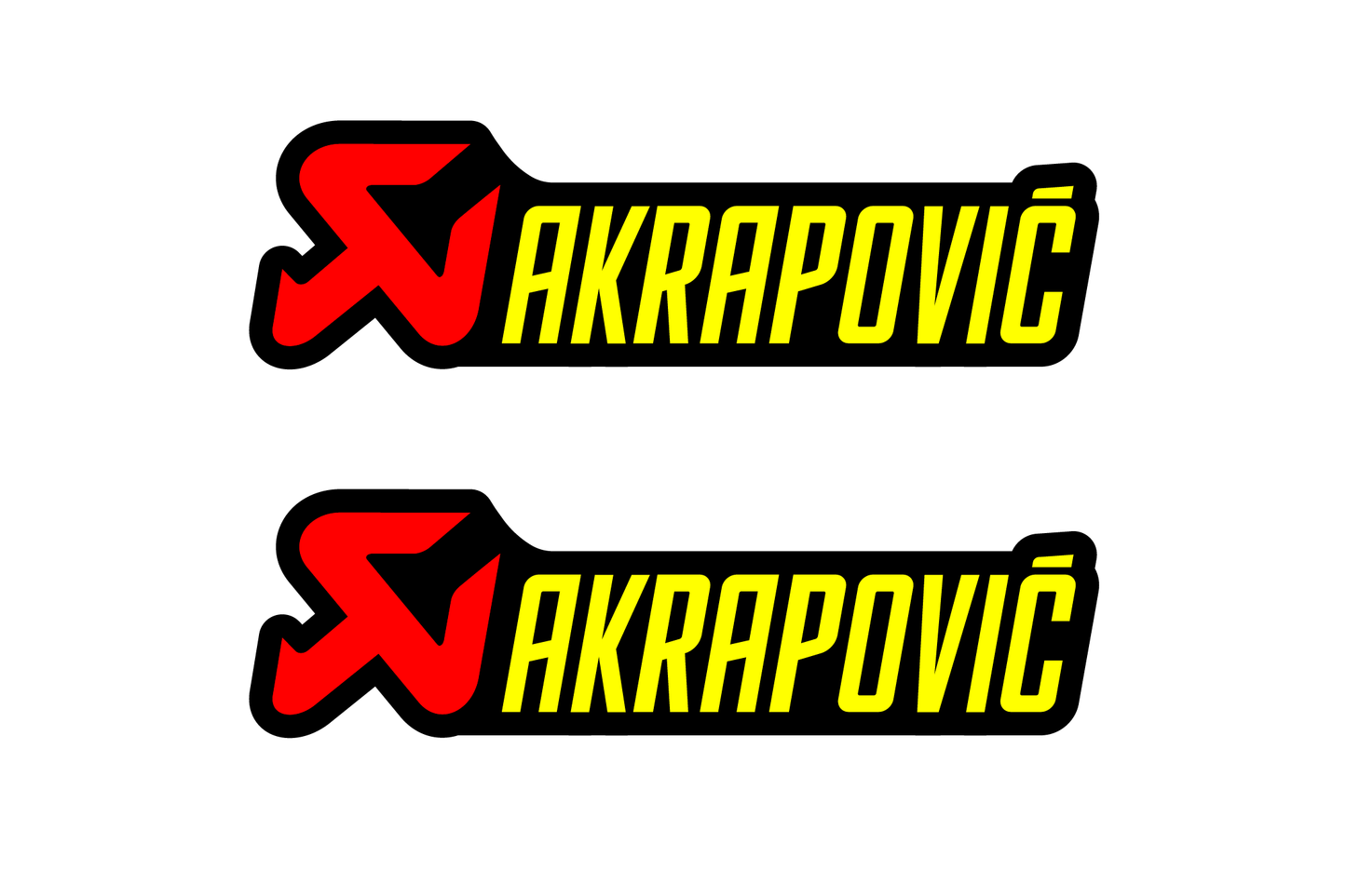 Sticker Akrapovic V2 - Configurable - ATW DESIGN
