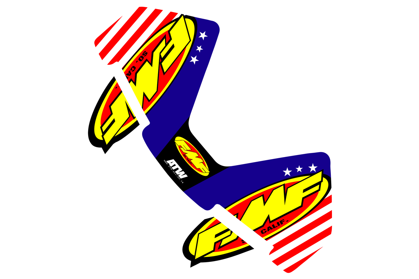 Sticker FMF 4.1 (1st Gen) Country - Configurable - ATW DESIGN