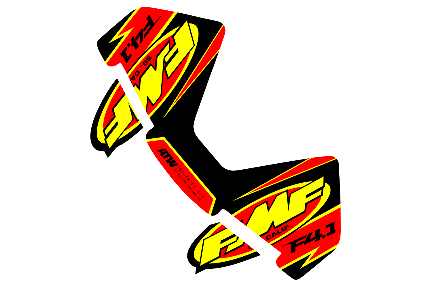 Sticker FMF 4.1 (1st Gen) Factory - Configurable - ATW DESIGN
