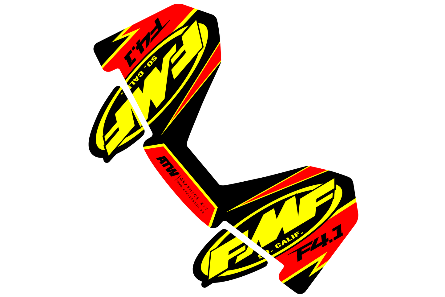Sticker FMF 4.1 (2nd Gen) Factory - Configurable - ATW DESIGN