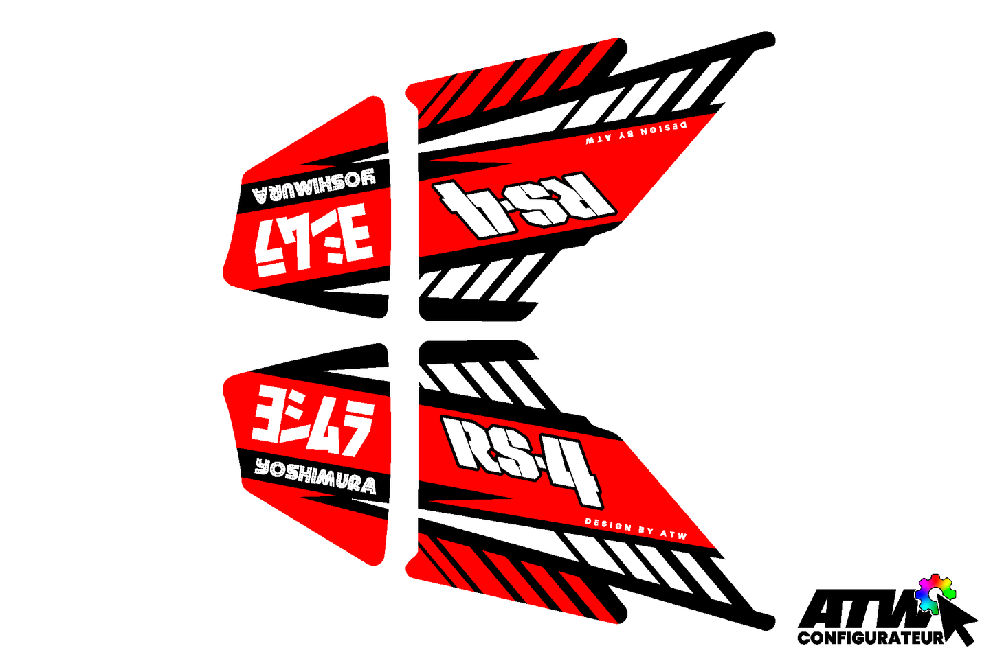 Sticker Yoshimura RS4 Factory - Configurable