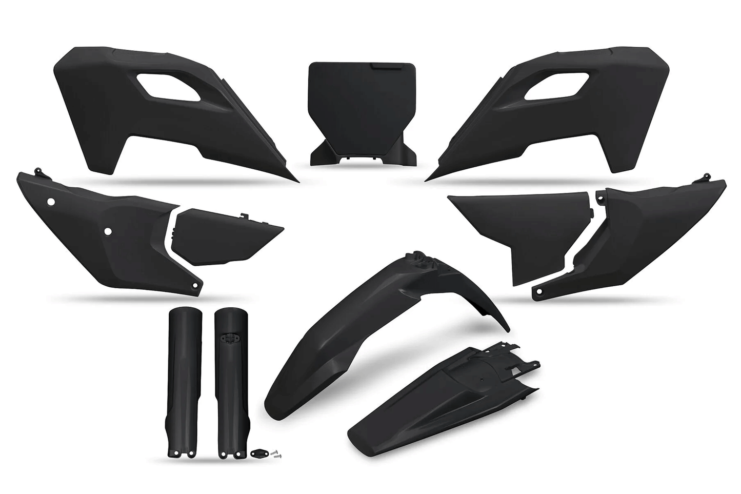Déstockage - Kit plastique Husqvarna TC/FC 2023-2024 Noir