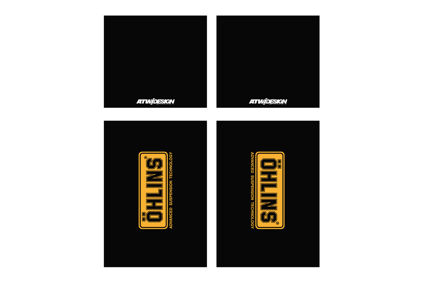 Stickers de Fourche complet - Ohlins V2