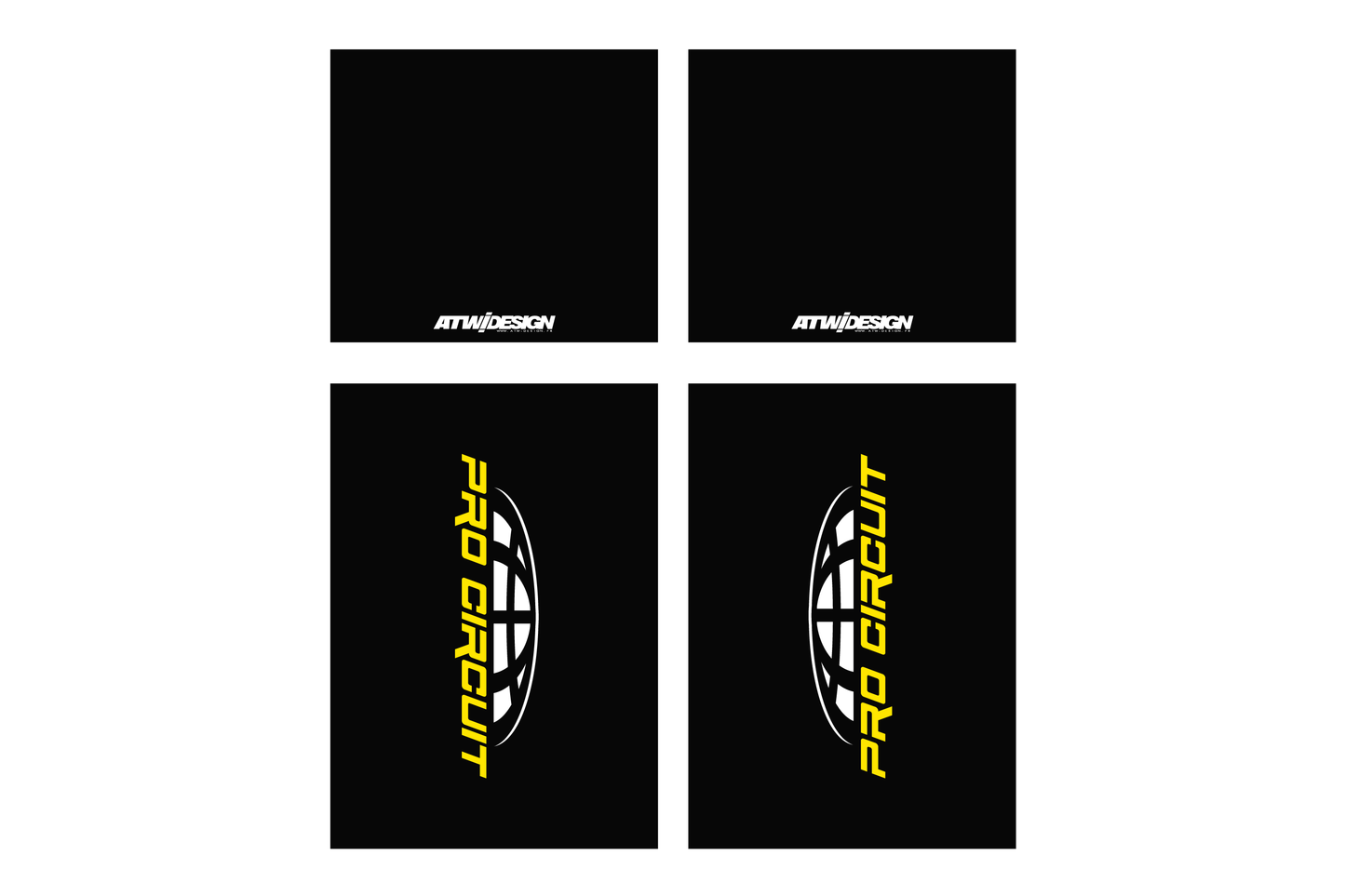Stickers de Fourche complet - ProCircuit V1