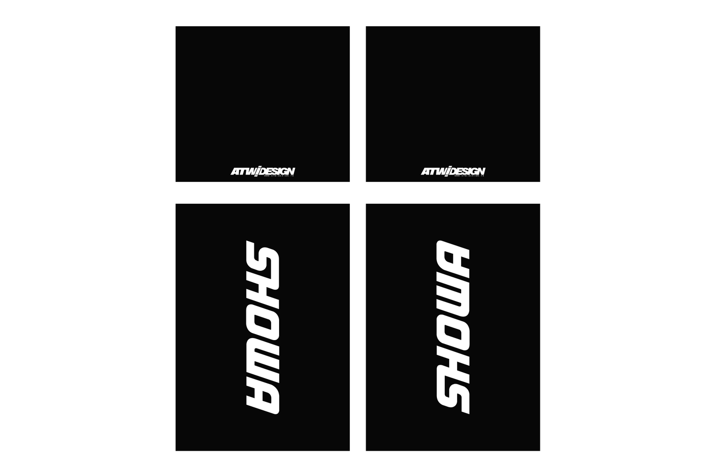 Stickers de Fourche complet - Showa V1