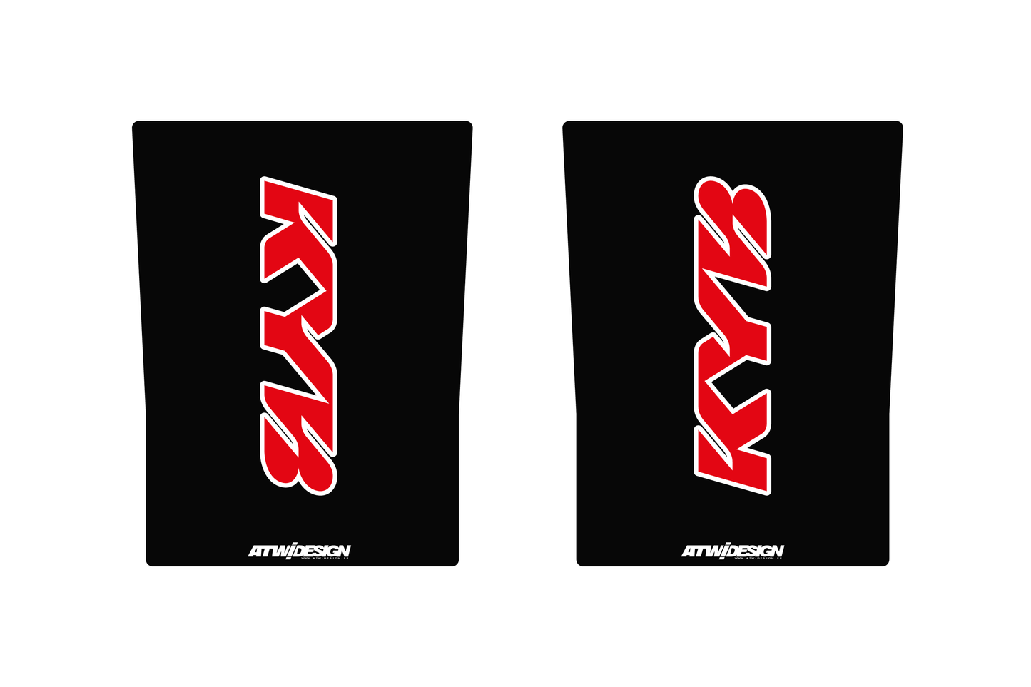 Stickers de Fourche 230x165mm - KYB V3