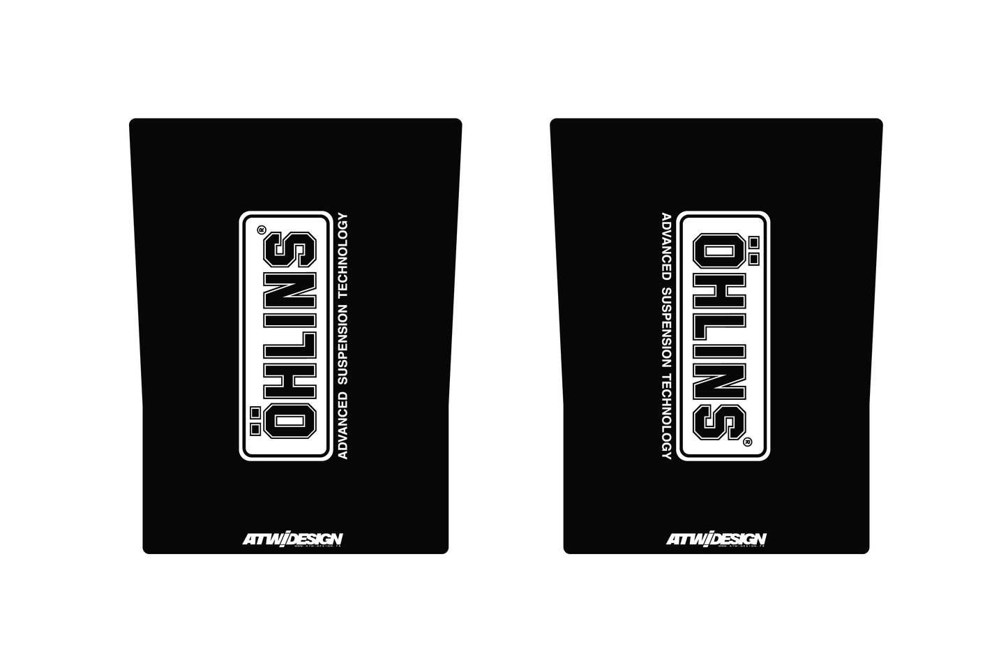 Stickers de Fourche 230x165mm - Ohlins V1