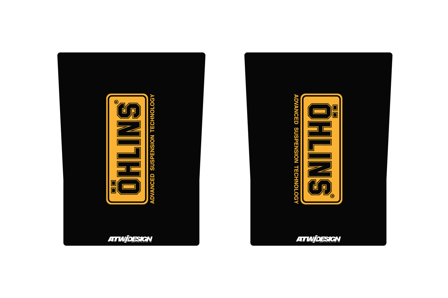 Stickers de Fourche 230x165mm - Ohlins V2