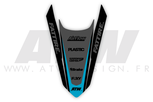 Kit déco pour Garde boue arrière - 100% perso - ATW DESIGN