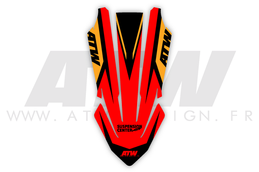 Kit déco pour Garde boue avant - 100% perso - ATW DESIGN