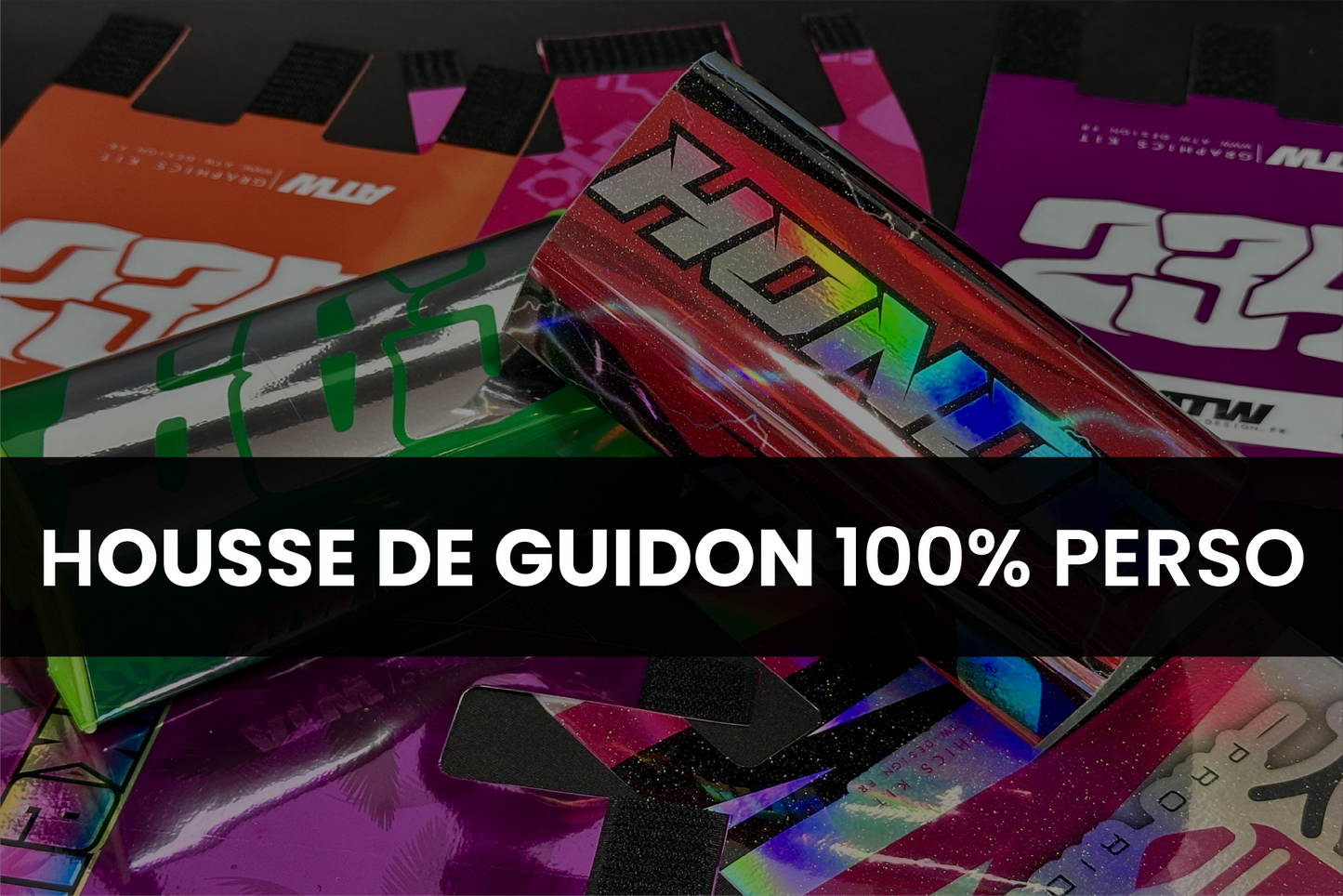 Housse pour mousse de Guidon - 100% Perso - ATW DESIGN