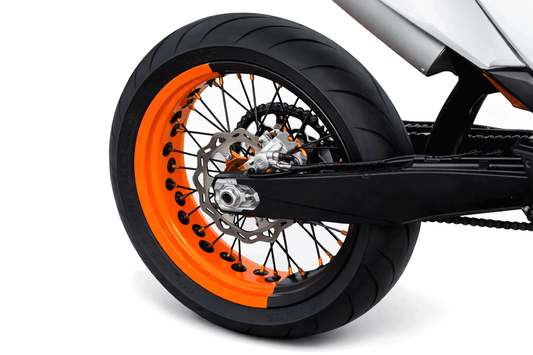 50-50 graphics kit for supermoto rims