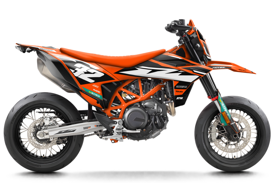 Kit déco KTM 690 SMC-R - KTSMR002 Orange