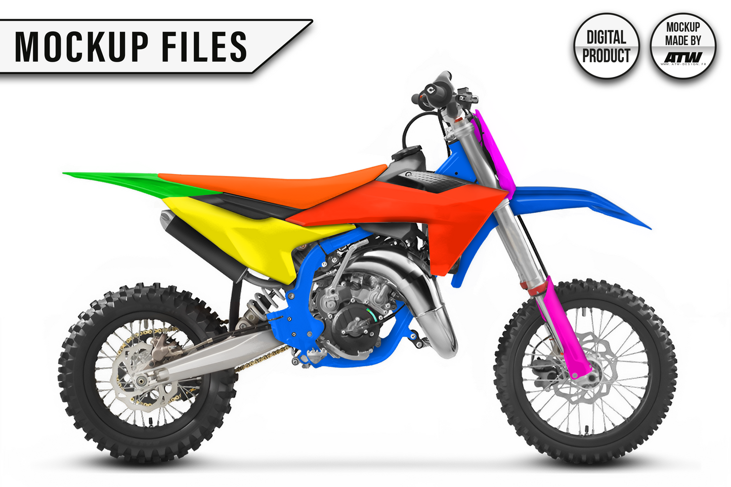 KTM 65 SX 2024-2025 Mockup – PSD & AI