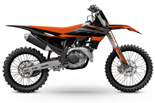 Kit déco Motocross "RIFT" Pour KTM EXC-EXCF Noir - ATW DESIGN