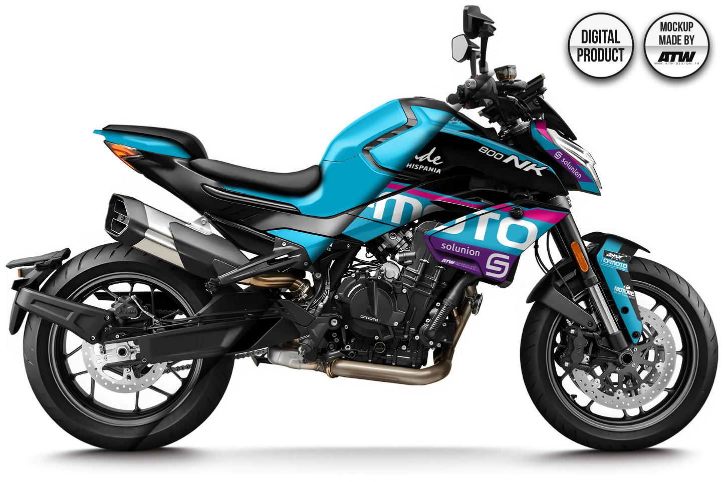 CFMOTO 800 NK 2023-2025 Mockup – PSD & AI - ATW DESIGN