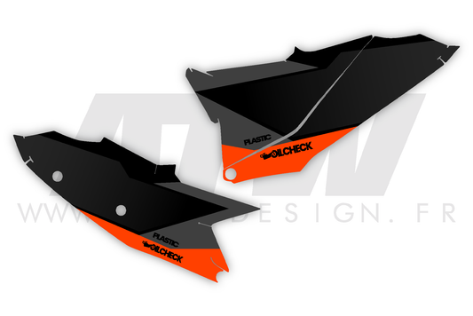 Kit déco pour Plaques latérales arrières - 100% perso - ATW DESIGN