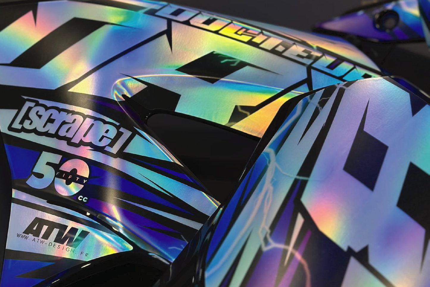 Kit déco Moto 50cc - 100% Perso - ATW DESIGN