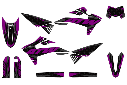 Kit déco Mécaboite 50cc “Royal-Dark” pour Tout Modèles - ATW DESIGN