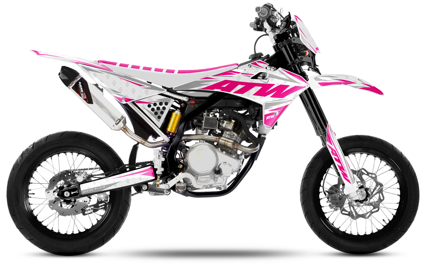 Kit déco Mécaboite 50cc “Royal-White” pour Tout Modèles - ATW DESIGN