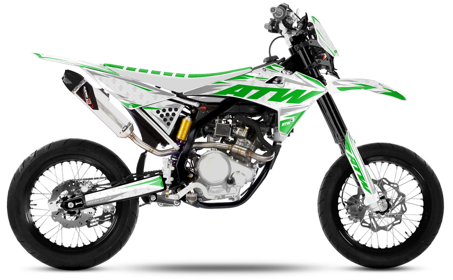Kit déco Mécaboite 50cc “Royal-White” pour Tout Modèles - ATW DESIGN