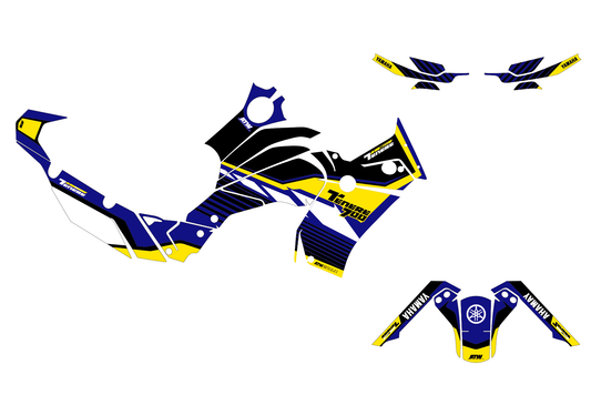 Kit déco Moto “Modern” Yamaha 700 Tenere Jaune - ATW DESIGN