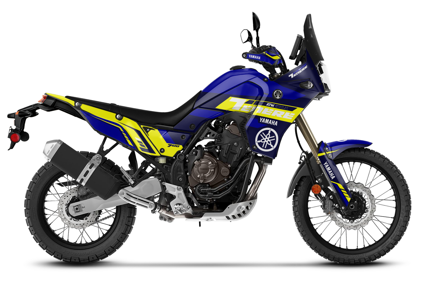 Kit déco Moto “Rally” Yamaha 700 Tenere Bleu