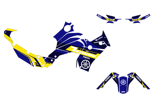 Kit déco Moto “Rally” Yamaha 700 Tenere Bleu - ATW DESIGN