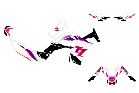 Kit déco Moto “Year” Yamaha 700 Tenere Blanc - ATW DESIGN