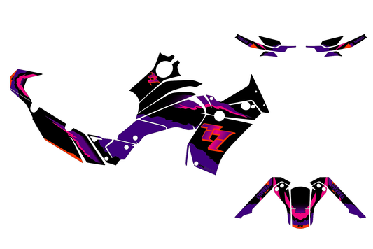 Kit déco Moto “Year” Yamaha 700 Tenere Noir - ATW DESIGN