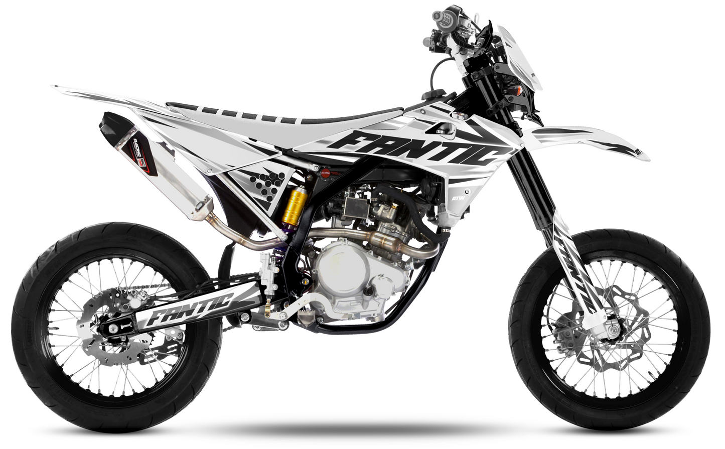 Kit déco Mécaboite 50cc “Thunder-White” pour Tout Modèles - ATW DESIGN