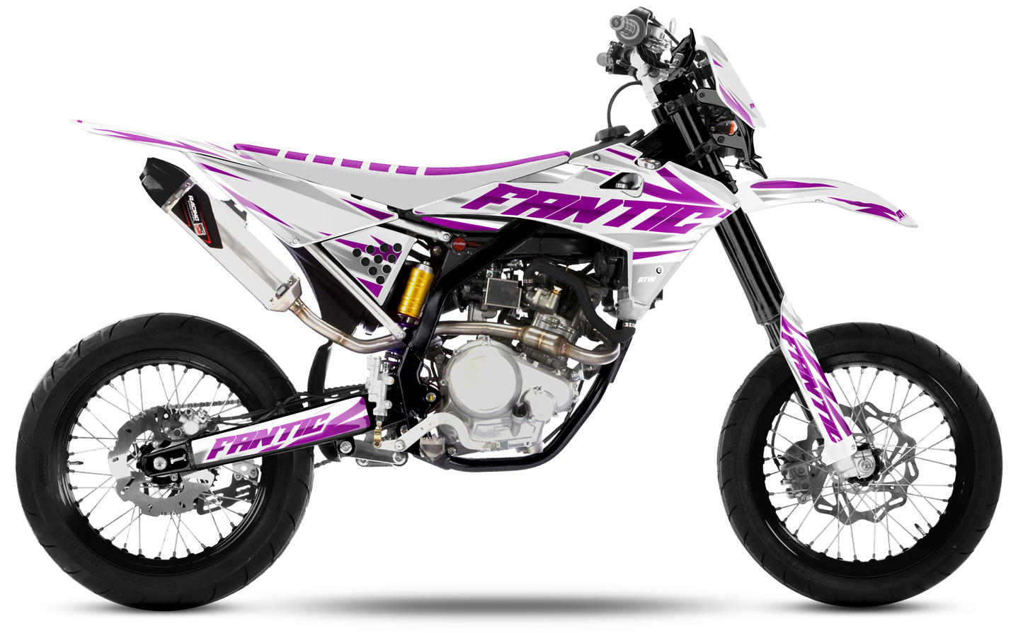 Kit déco Mécaboite 50cc “Thunder-White” pour Tout Modèles - ATW DESIGN