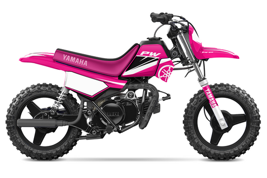 Kit déco motocross “Race” Yamaha PW 50 Rose - ATW DESIGN