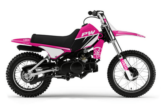 Kit déco motocross “Race” Yamaha PW 80 Rose - ATW DESIGN